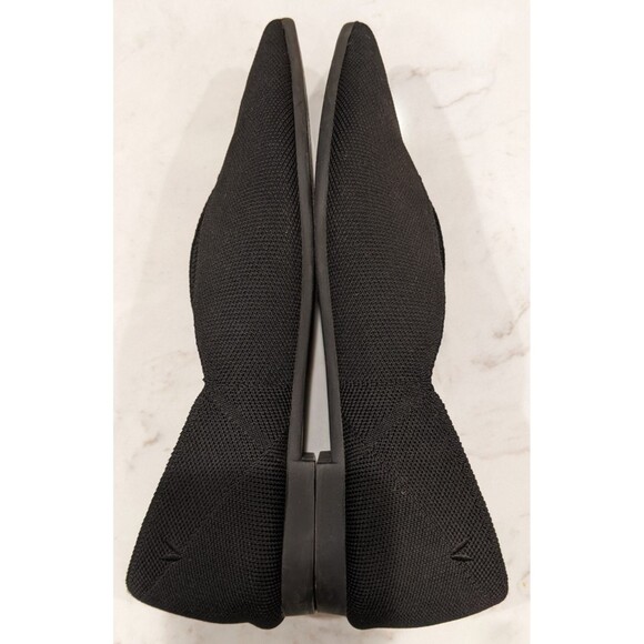 VIVAIA Pointed-Toe V-Cut Flats in Deep Black Size 41 or 9.5-10 - Picture 14 of 14